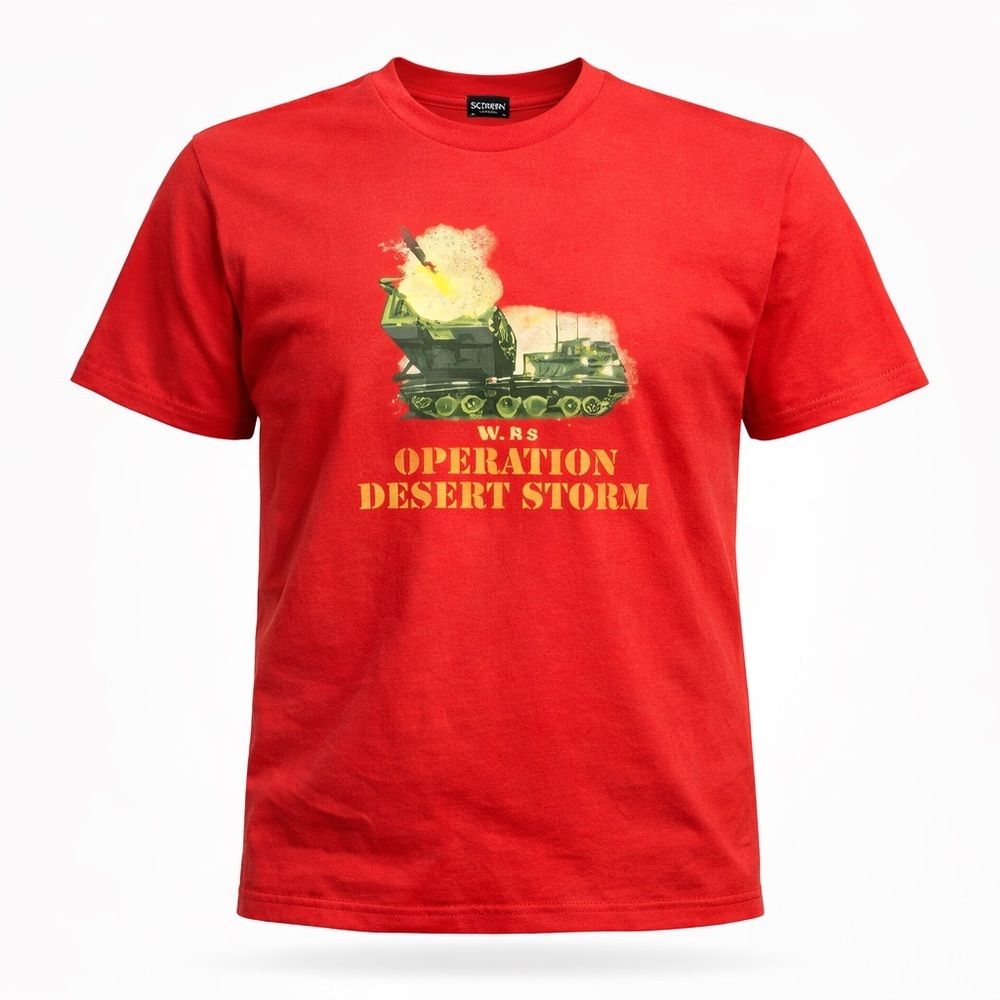 Vtg 90s Operation Desert Storm Men's Screen Stars T-Shirt Single Stitch Sz XL‌‌
